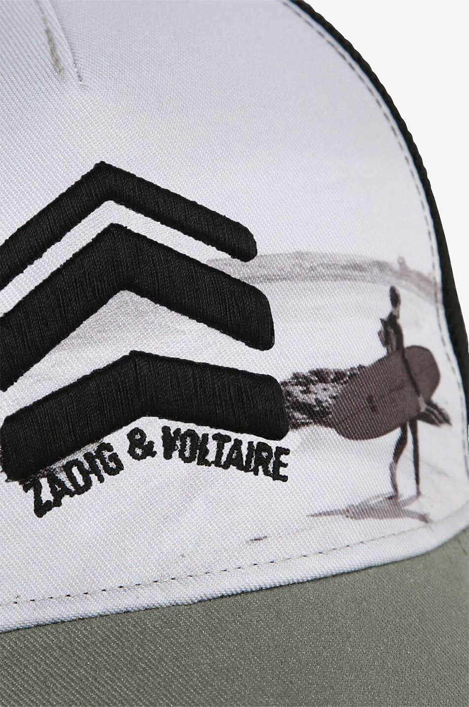 ZADIG & VOLTAIRE Casquette pour garçon imprimé Surfer Garçon VERT FONCÉ 3