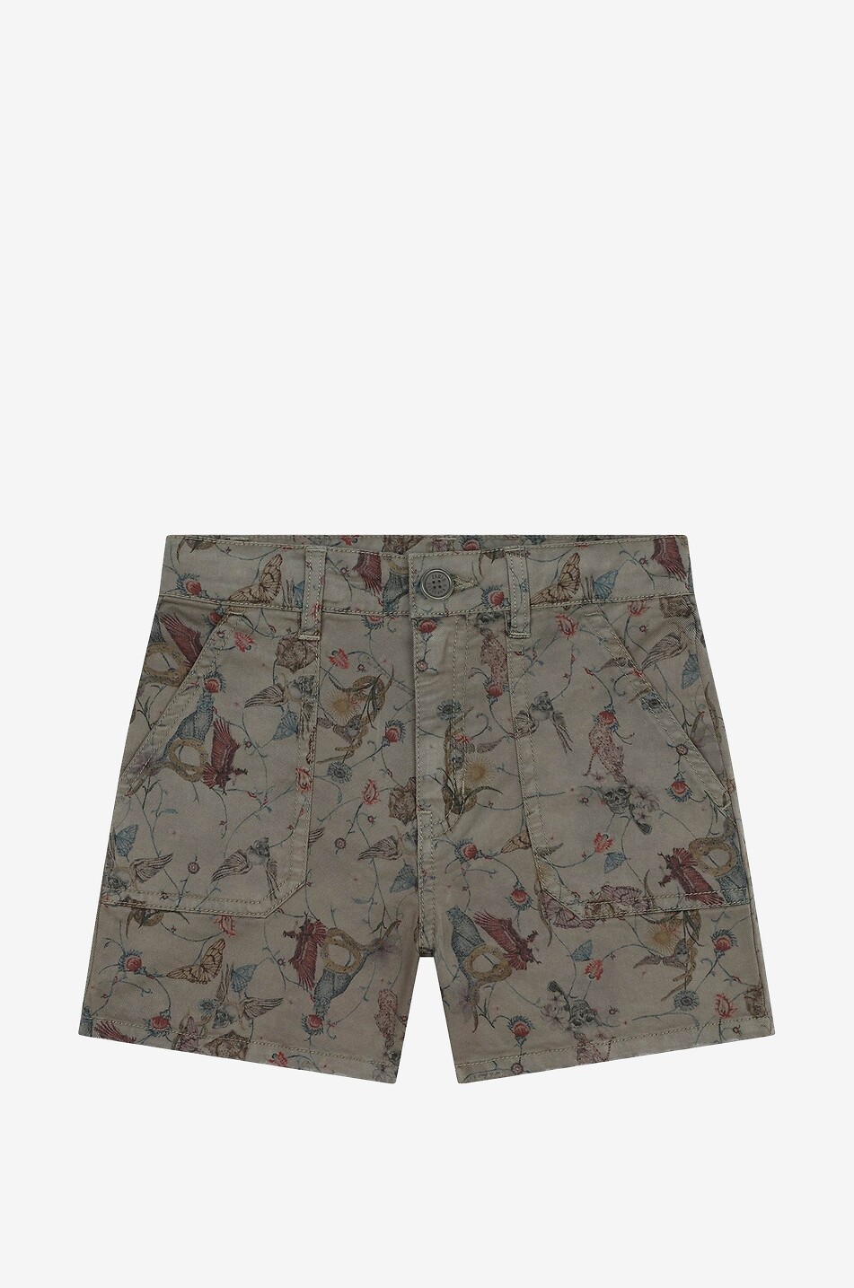Shorts für Mädchen mit Dschungelprint