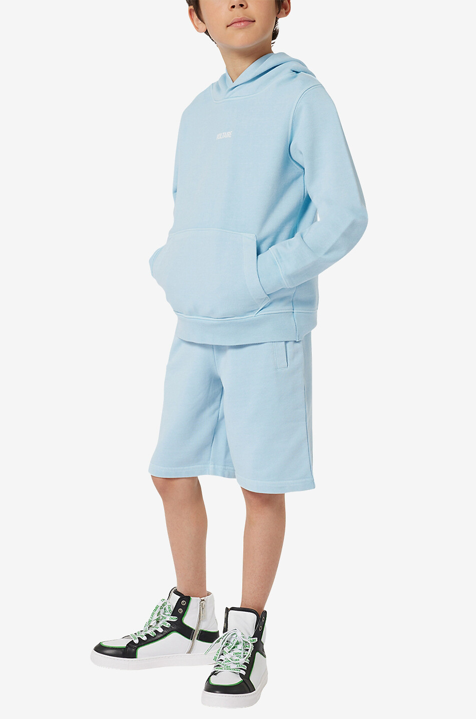ZADIG & VOLTAIRE Sweat-shirt à capuche pour garçon Garçon BLEU CLAIR 4