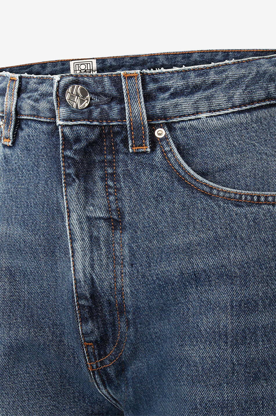 TOTEME Verkürzte ausgestellte Jeans mit hoher Taille Flare Fit Wide Washed Blue Damen BLAU 3