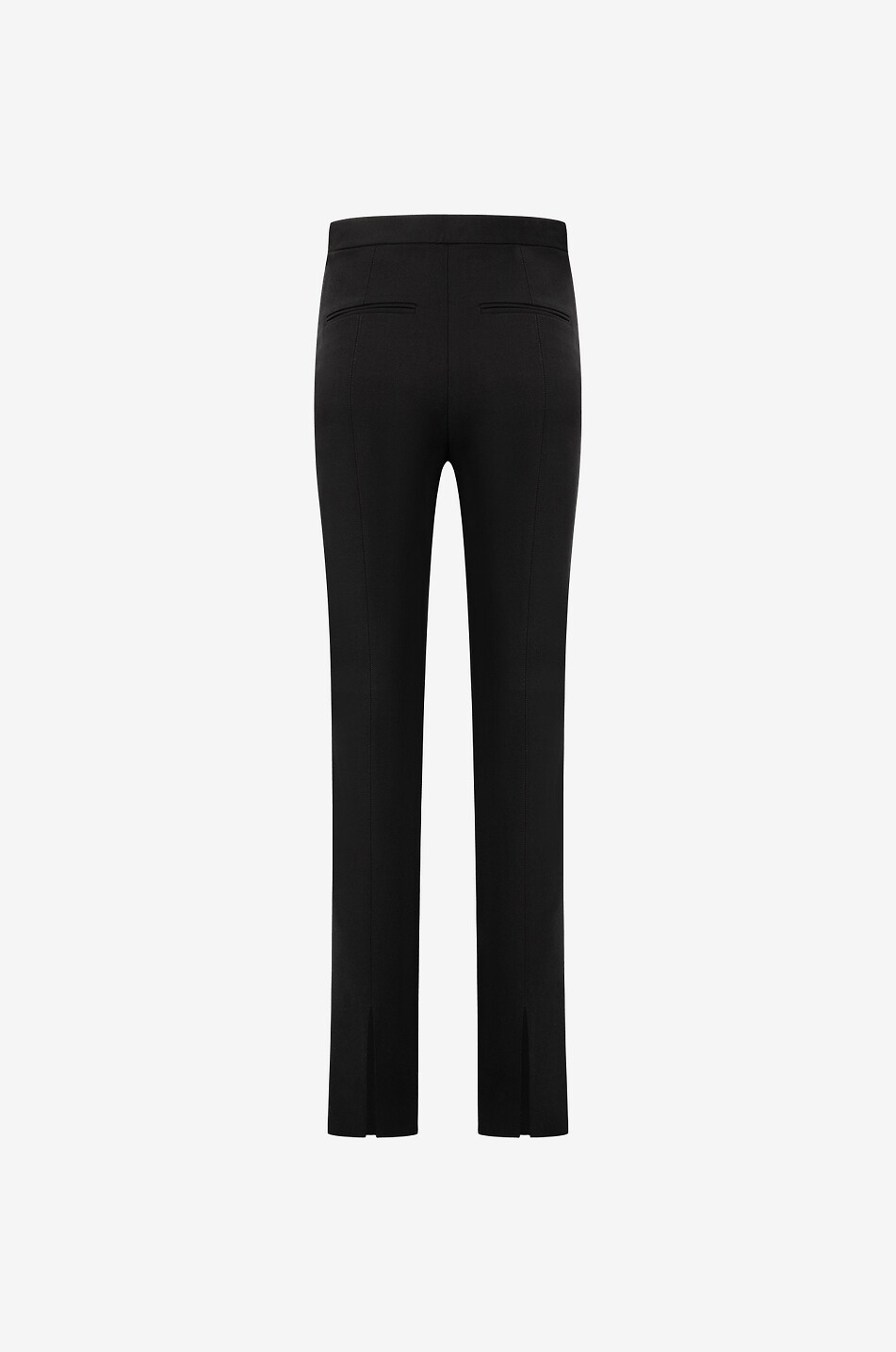 Pantalon noir slim taille haute best sale