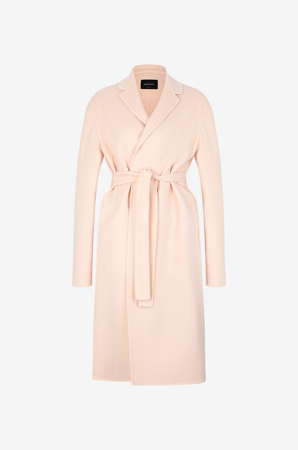 Manteau trois-quarts en laine et cachemire