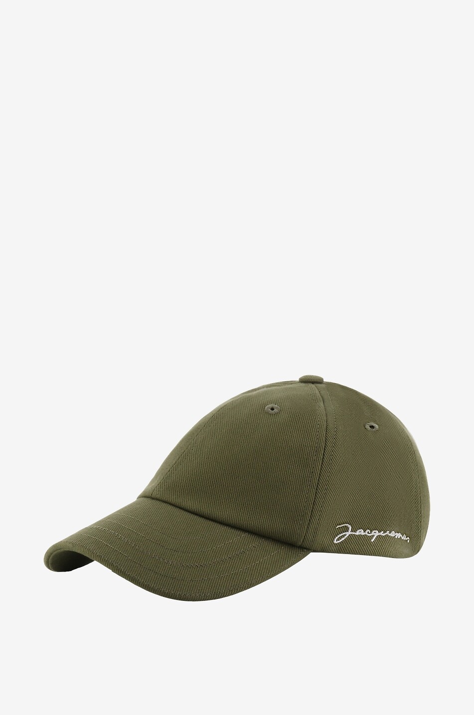 JACQUEMUS La Casquette Jacquemus gabardine baseball cap Women KHAKI 2