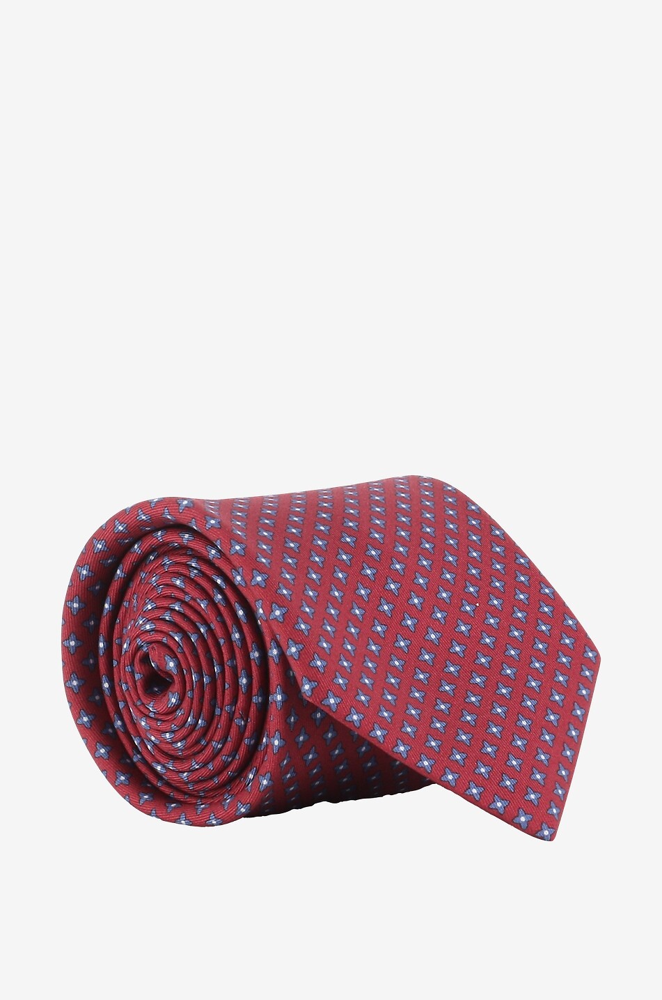 Silk patterned tie