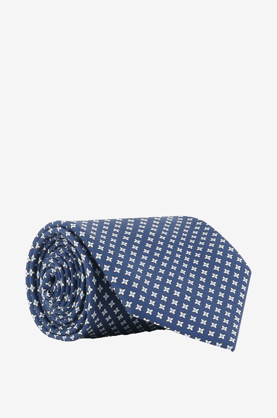 Silk patterned tie