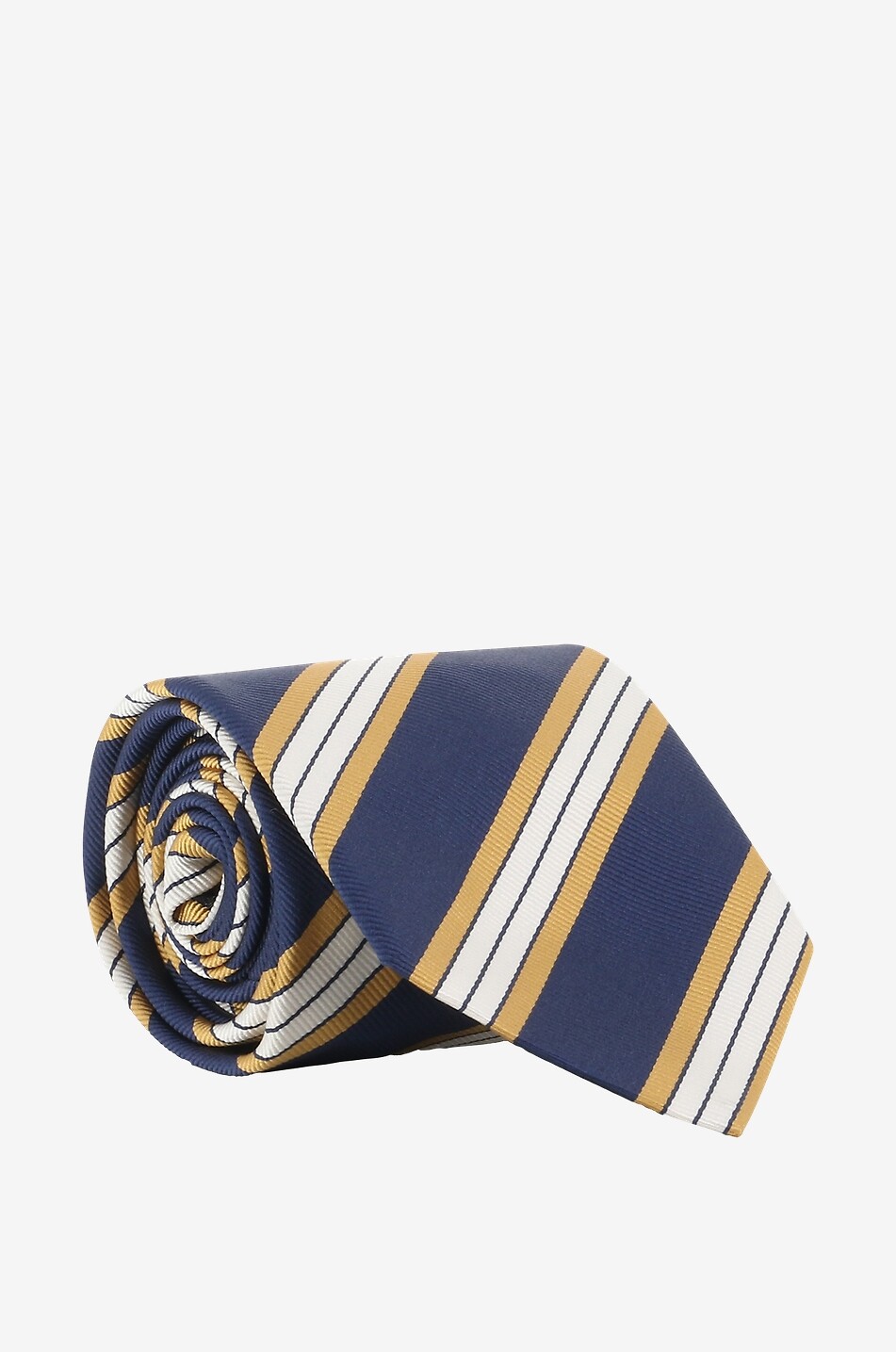 Krawatte mit diagonalen Streifen aus Seide