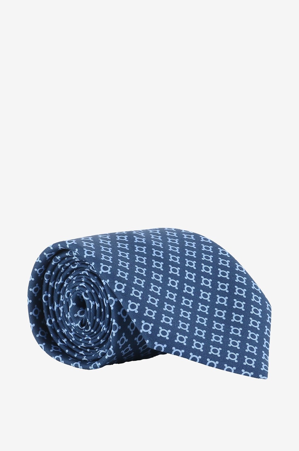 Silk printed circle pattern tie