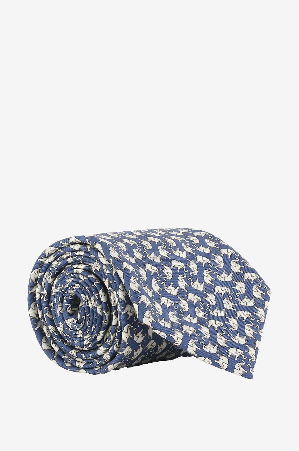 Krawatte aus Seide mit Elefantenmotiv