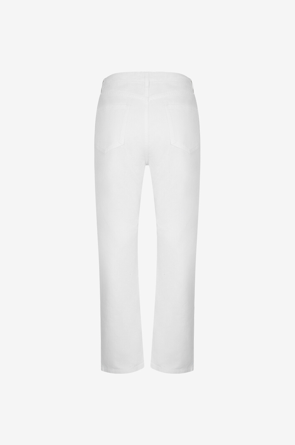 FABIANA FILIPPI Weisse verkürzte gerade Jeans Damen WEISS 2