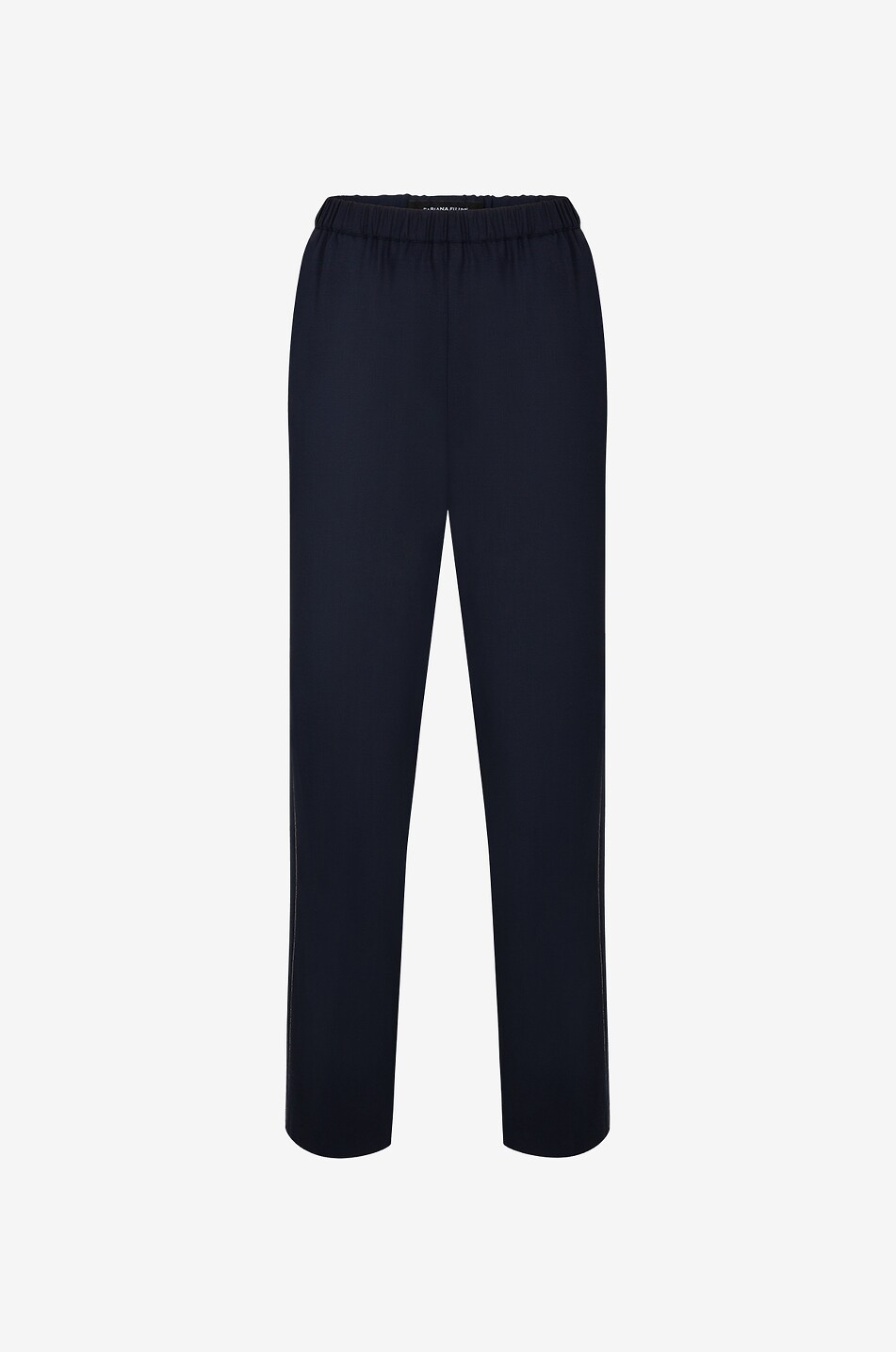 Jogger fit fluid cool wool trousers