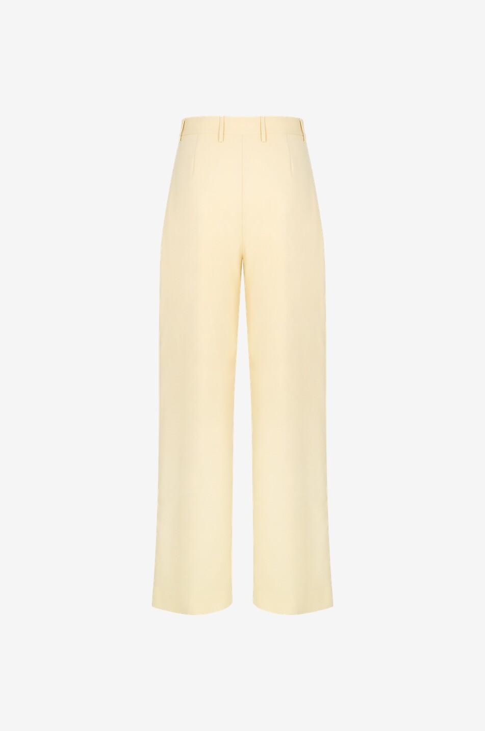 FABIANA FILIPPI Canvas-Hose mit hohem Bund und weitem Bein Damen BEIGE 2