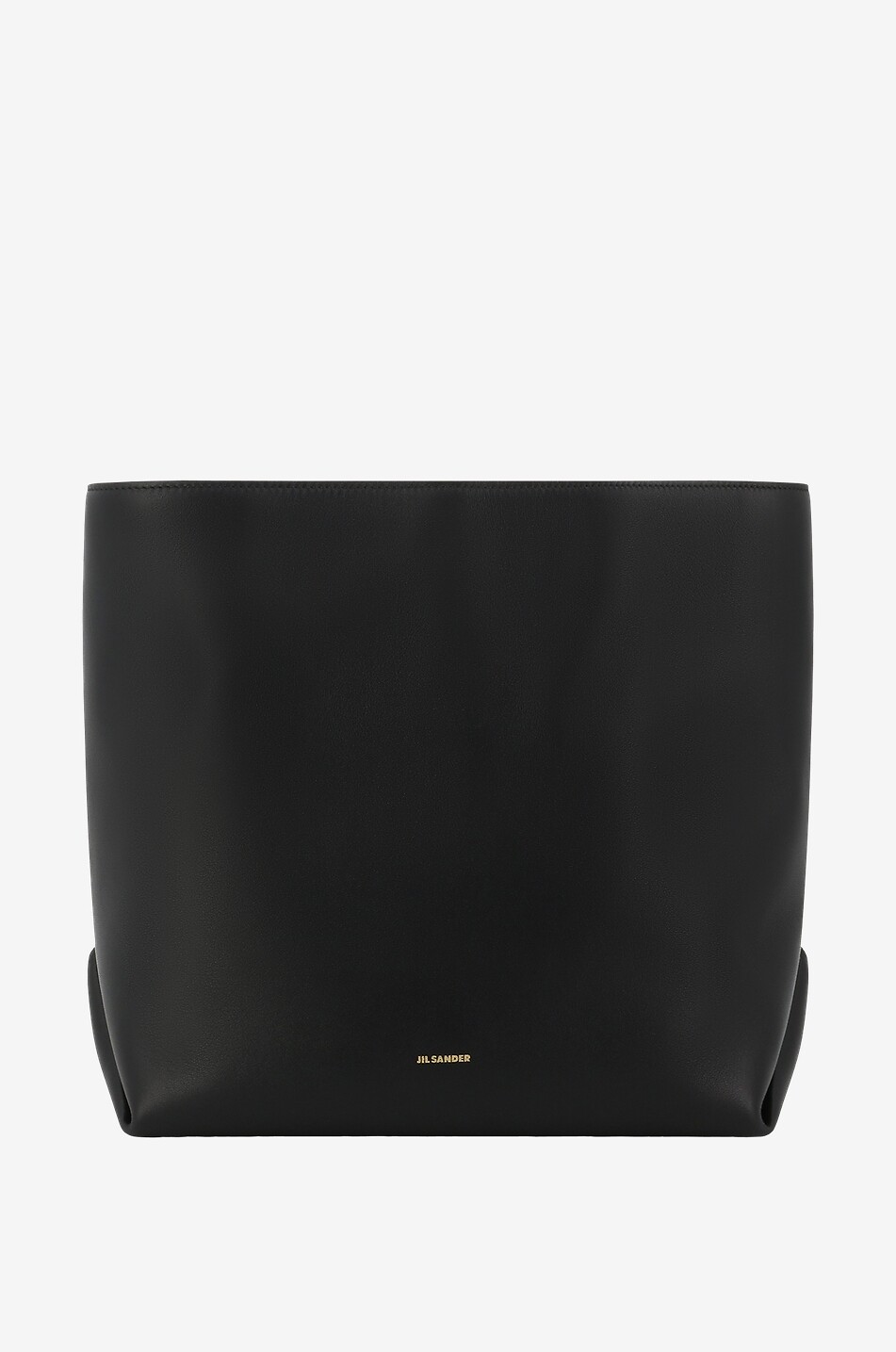 Sac cabas en cuir lisse souple Folded Tote Medium