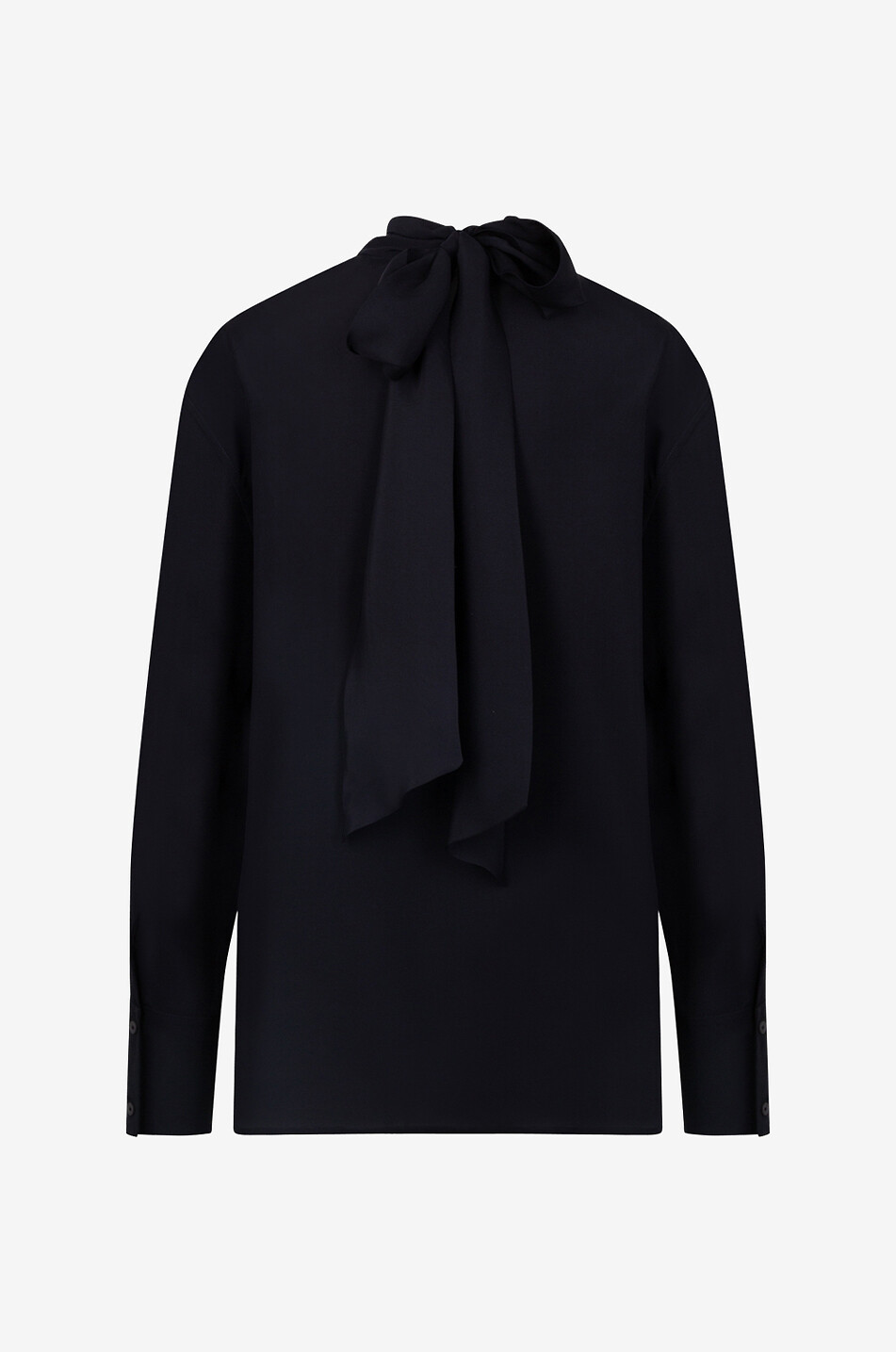 FABIANA FILIPPI Seidenbluse mit Schluppe Damen DUNKELBLAU 2