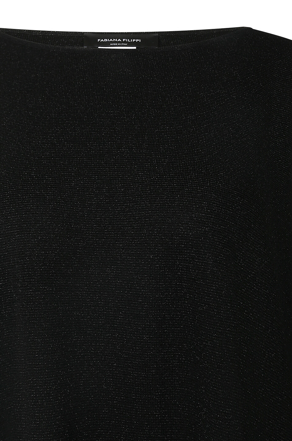 Milano-Jersey-Cape mit Lurex