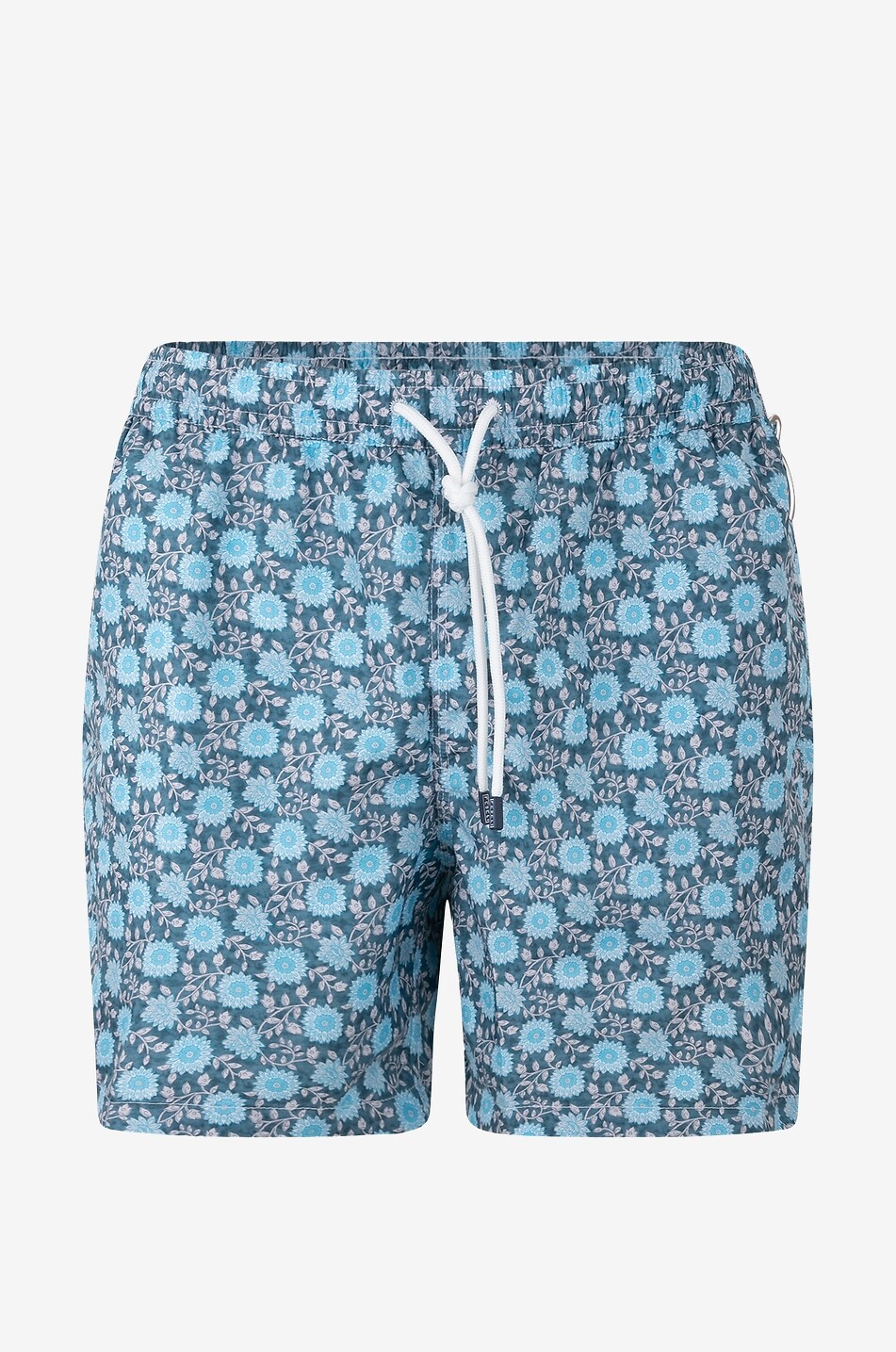 FEDELI Madeira floral swim shorts Men BLUE 1