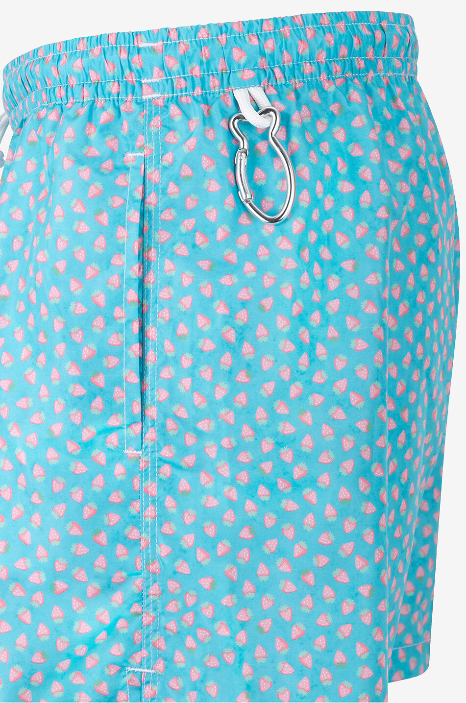 FEDELI Short de bain imprimé fraises Madeira Homme BLEU CLAIR 3