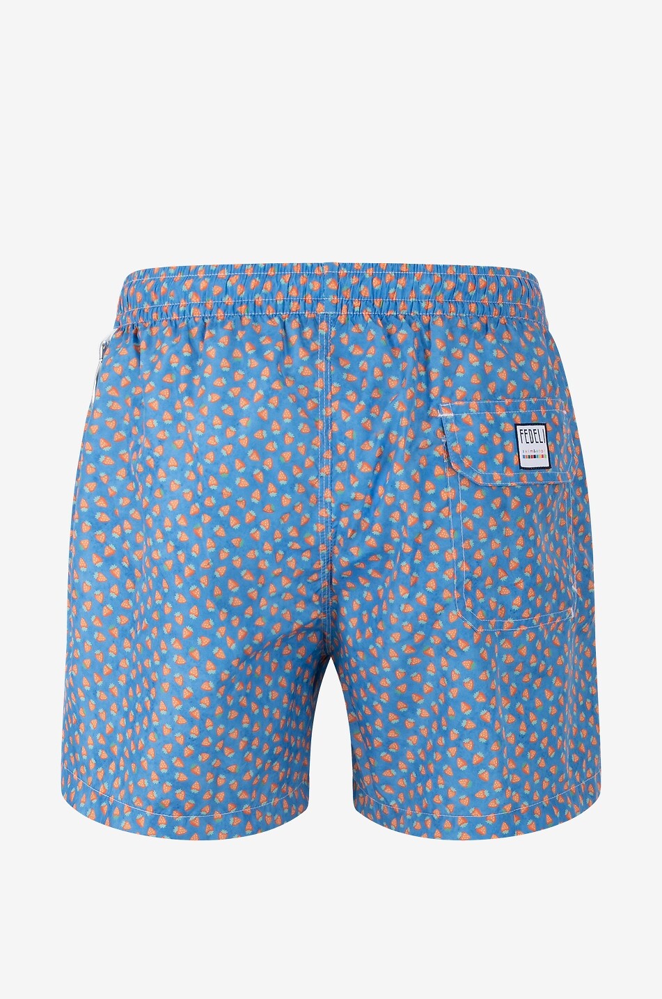 FEDELI Badeshorts mit Erdbeerprint Madeira Herren MITTELBLAU 2