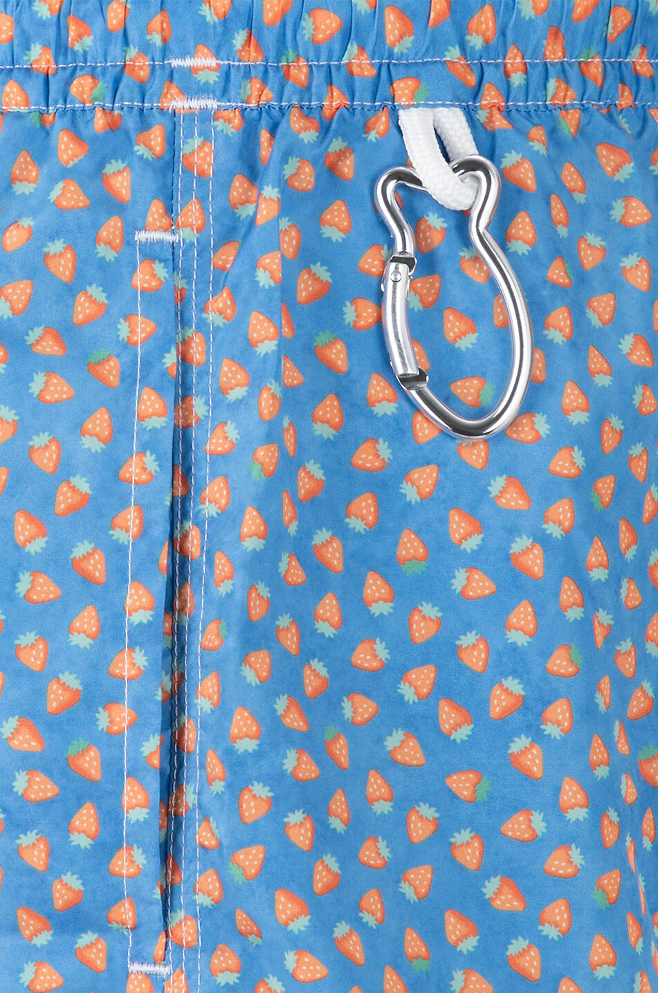 FEDELI Badeshorts mit Erdbeerprint Madeira Herren MITTELBLAU 3