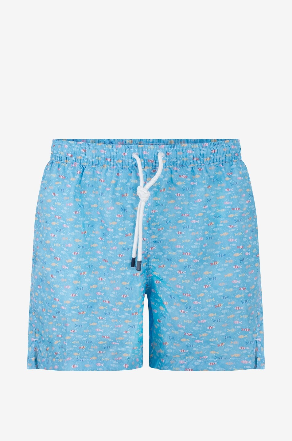 FEDELI Badeshorts mit Fischprint Madeira Herren HELLBLAU 1