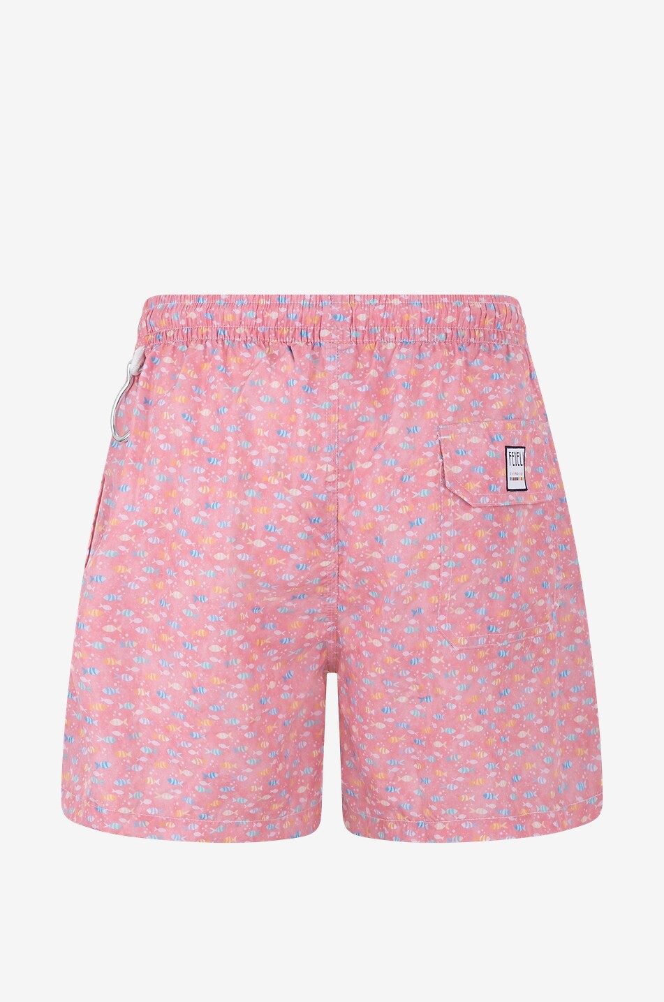 FEDELI Badeshorts mit Fischprint Madeira Herren ROSA 2