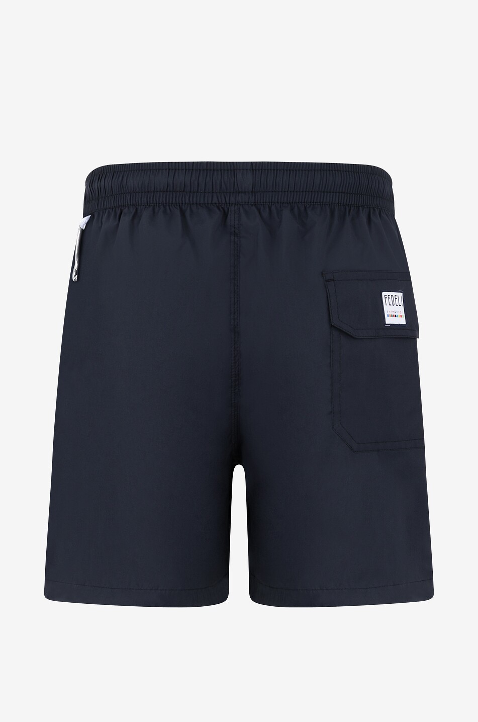 FEDELI Madeira monochrome swim shorts Men DARK BLUE 2