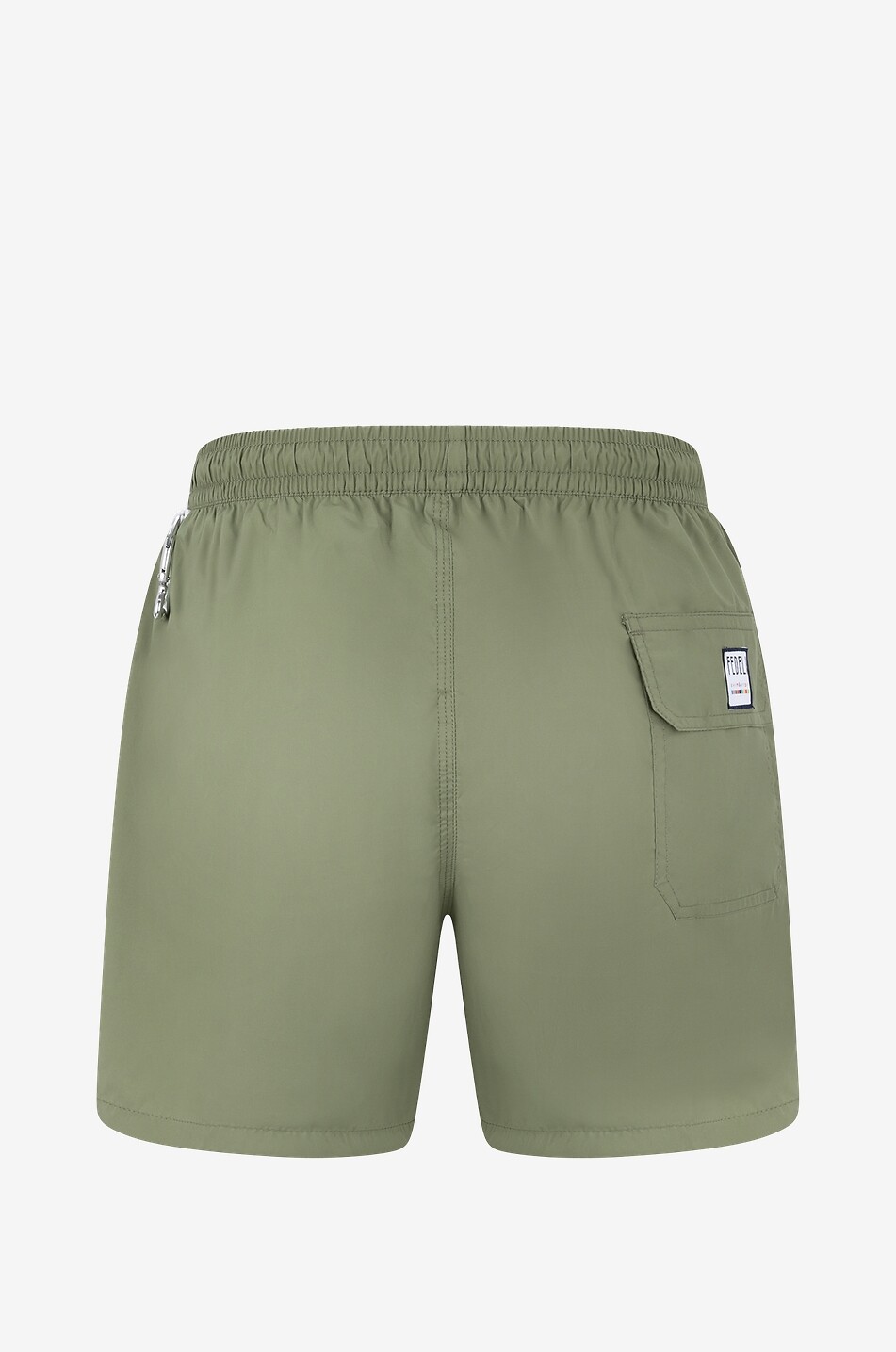 FEDELI Madeira monochrome swim shorts Men MEDIUM GREEN 2