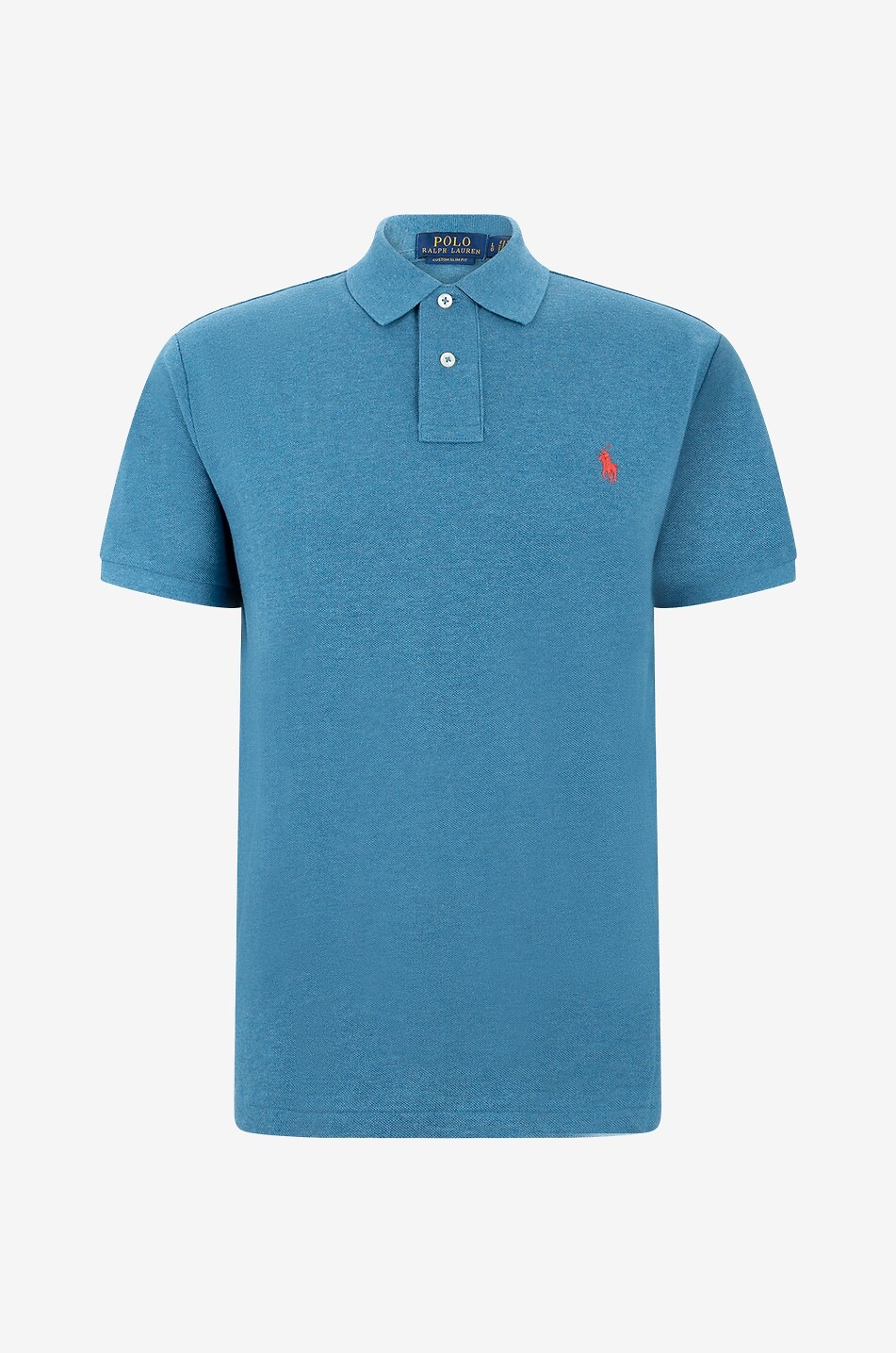 Polo en coton piqué brodé Pony Custom Slim Fit