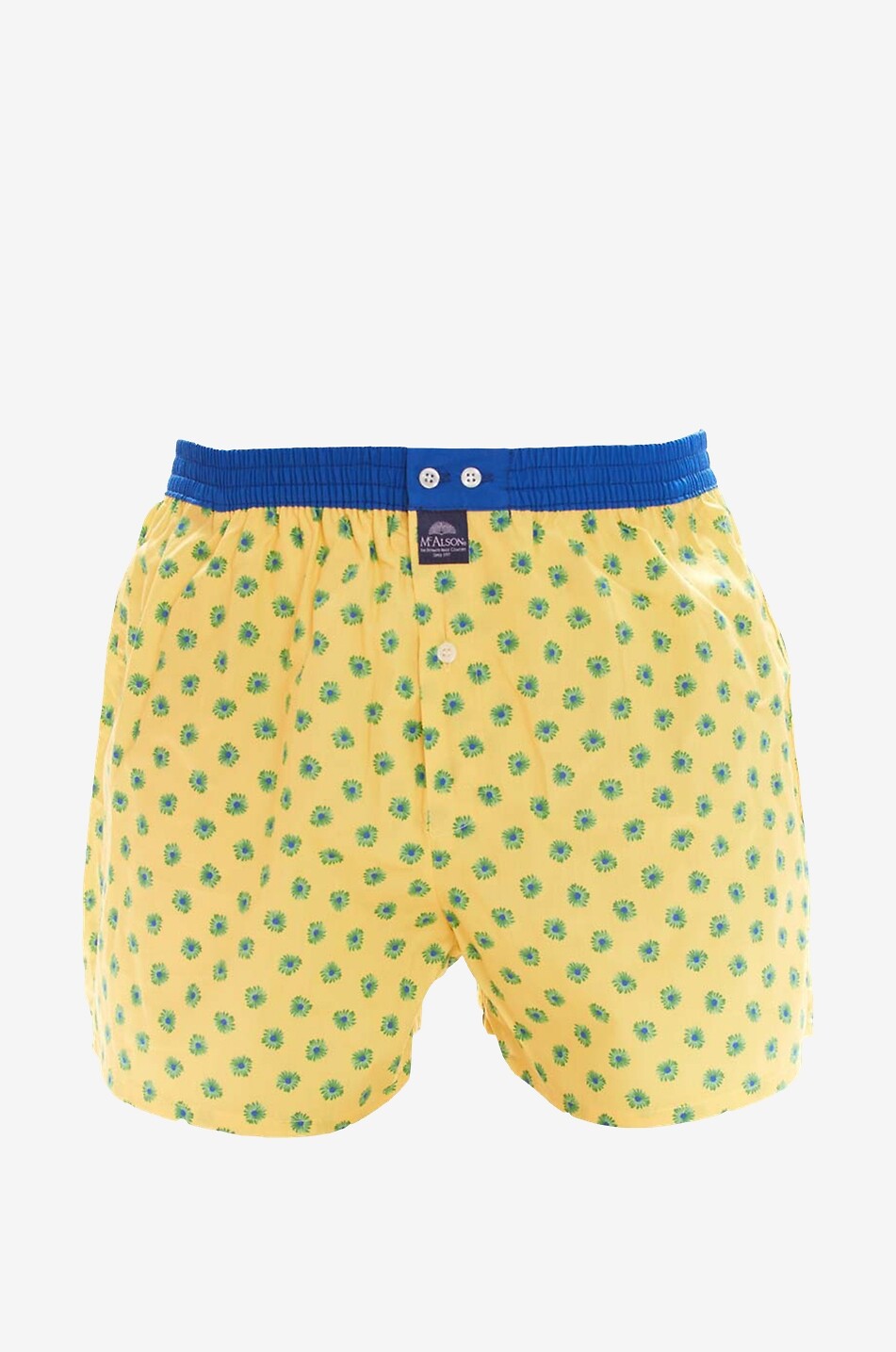 MC ALSON Printed boxer shorts Men YELLOW 1