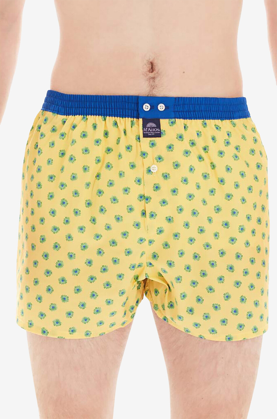 MC ALSON Printed boxer shorts Men YELLOW 3