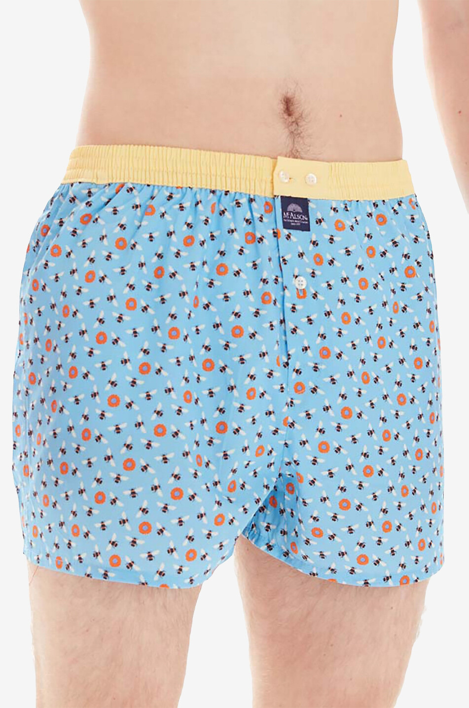 MC ALSON Boxershorts mit Muster Herren HELLBLAU 4