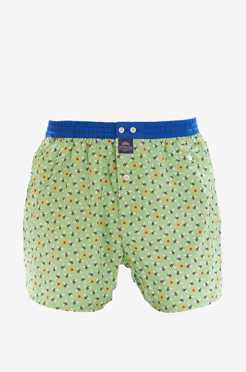 MC ALSON Boxershorts mit Muster Herren GRÜN 1