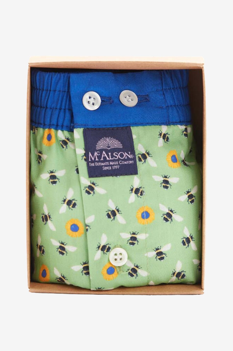 MC ALSON Boxershorts mit Muster Herren GRÜN 2