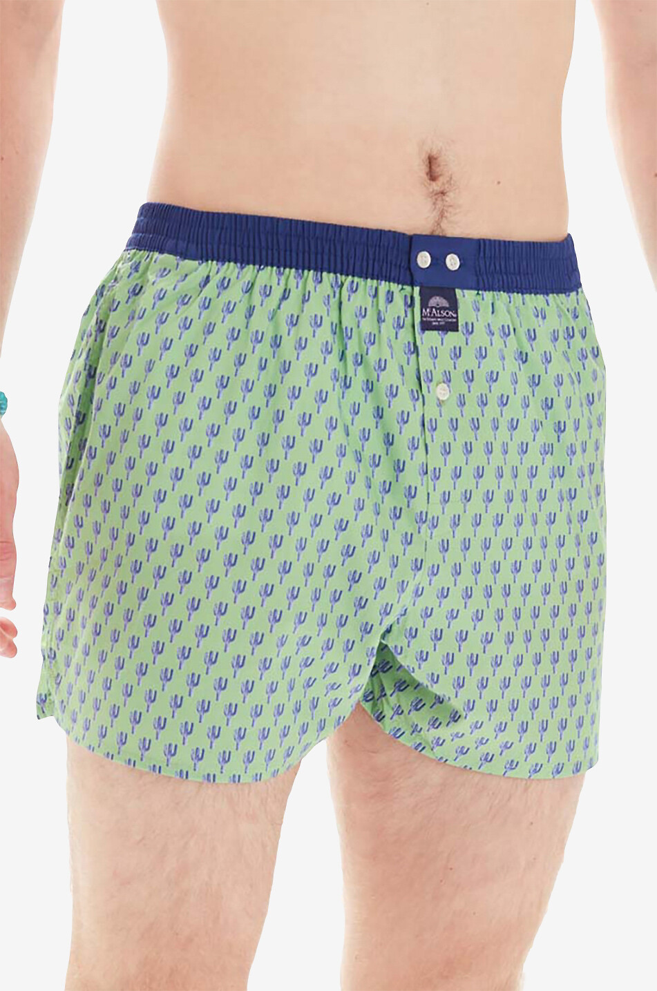 MC ALSON Printed boxer shorts Men GREEN 4