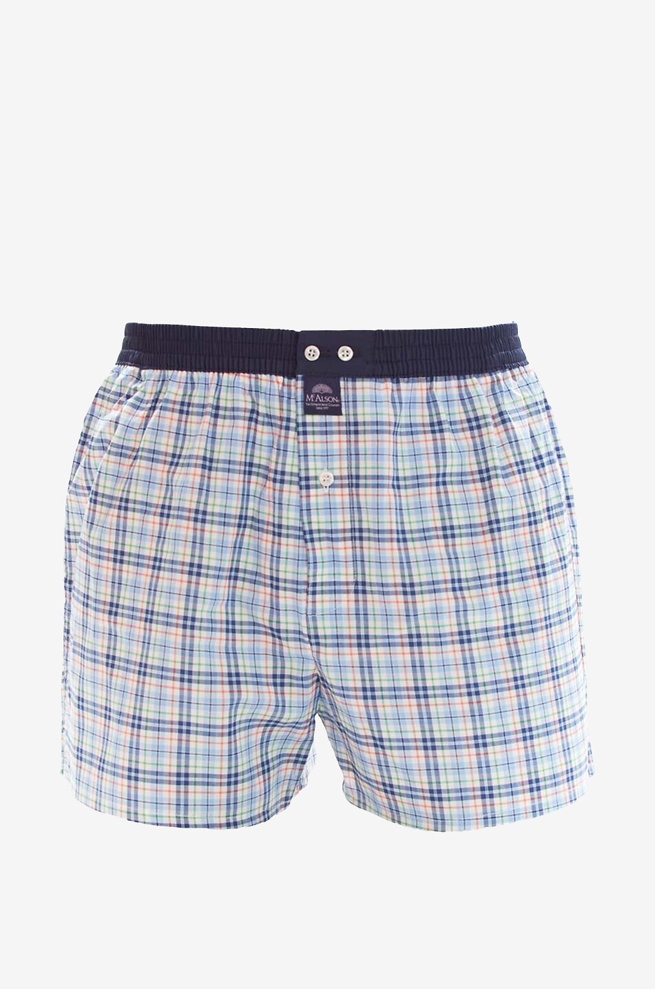 MC ALSON Printed boxer shorts Men MEDIUM BLUE 1