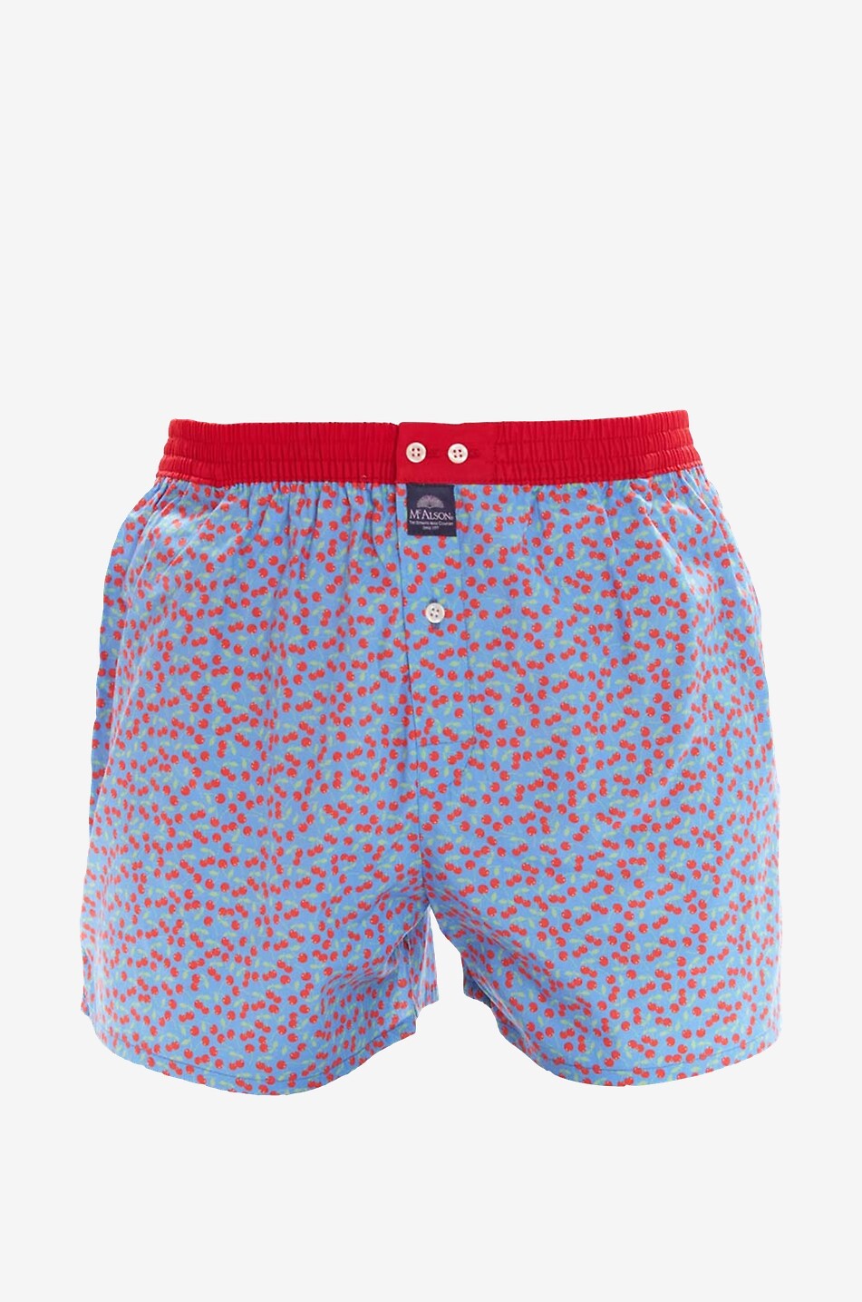 MC ALSON Printed boxer shorts Men LIGHT BLUE 1