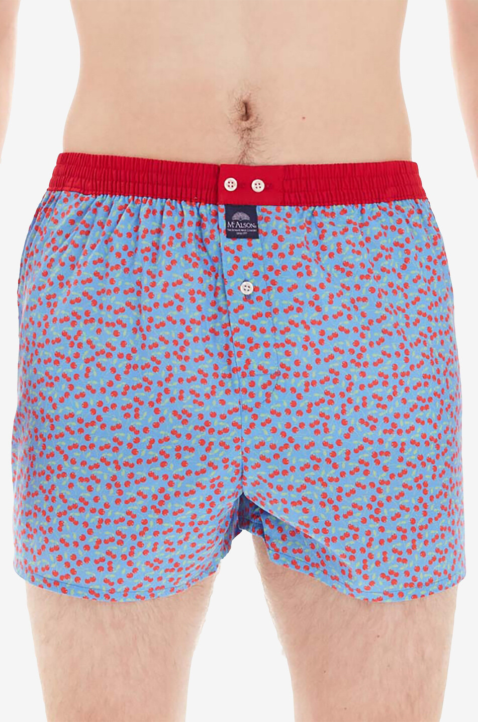 MC ALSON Printed boxer shorts Men LIGHT BLUE 3
