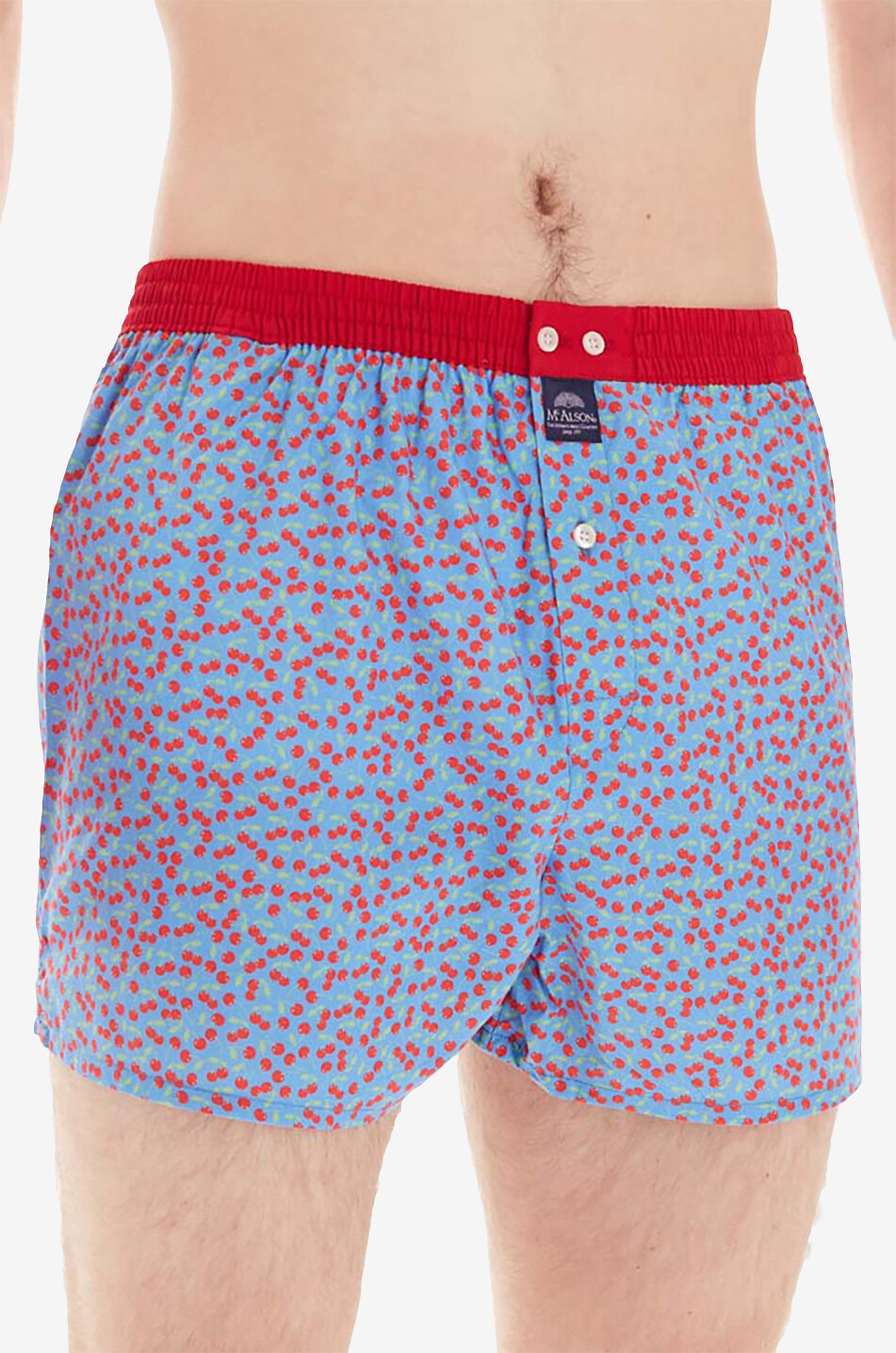 MC ALSON Printed boxer shorts Men LIGHT BLUE 4