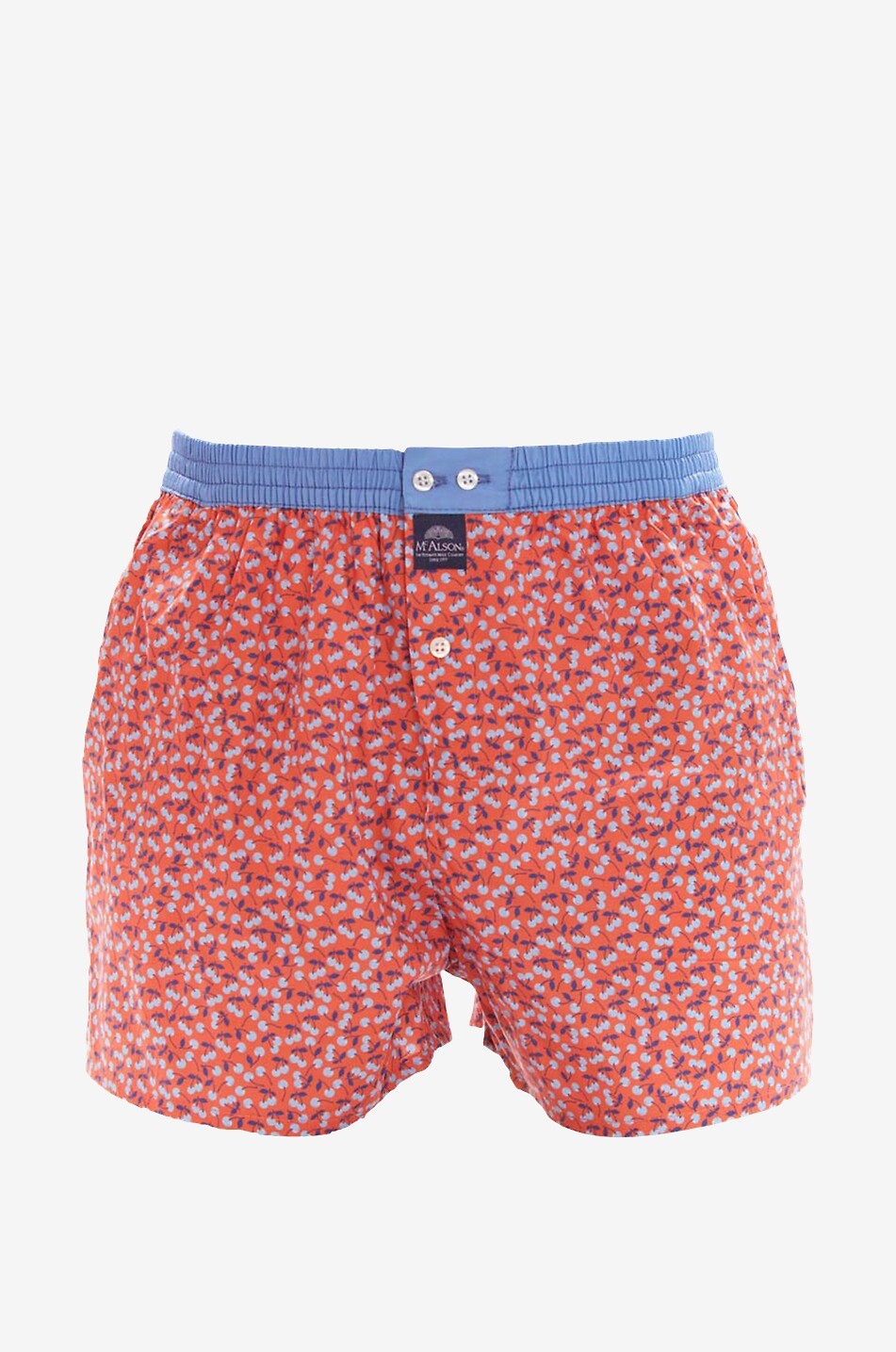 MC ALSON Boxershorts mit Muster Herren ORANGE 1