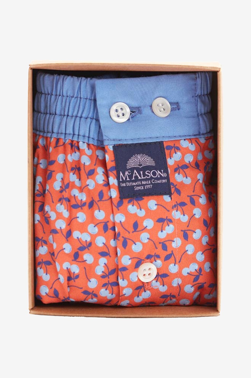 MC ALSON Boxershorts mit Muster Herren ORANGE 2