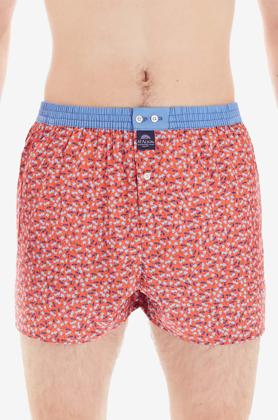 MC ALSON Boxershorts mit Muster Herren ORANGE 3