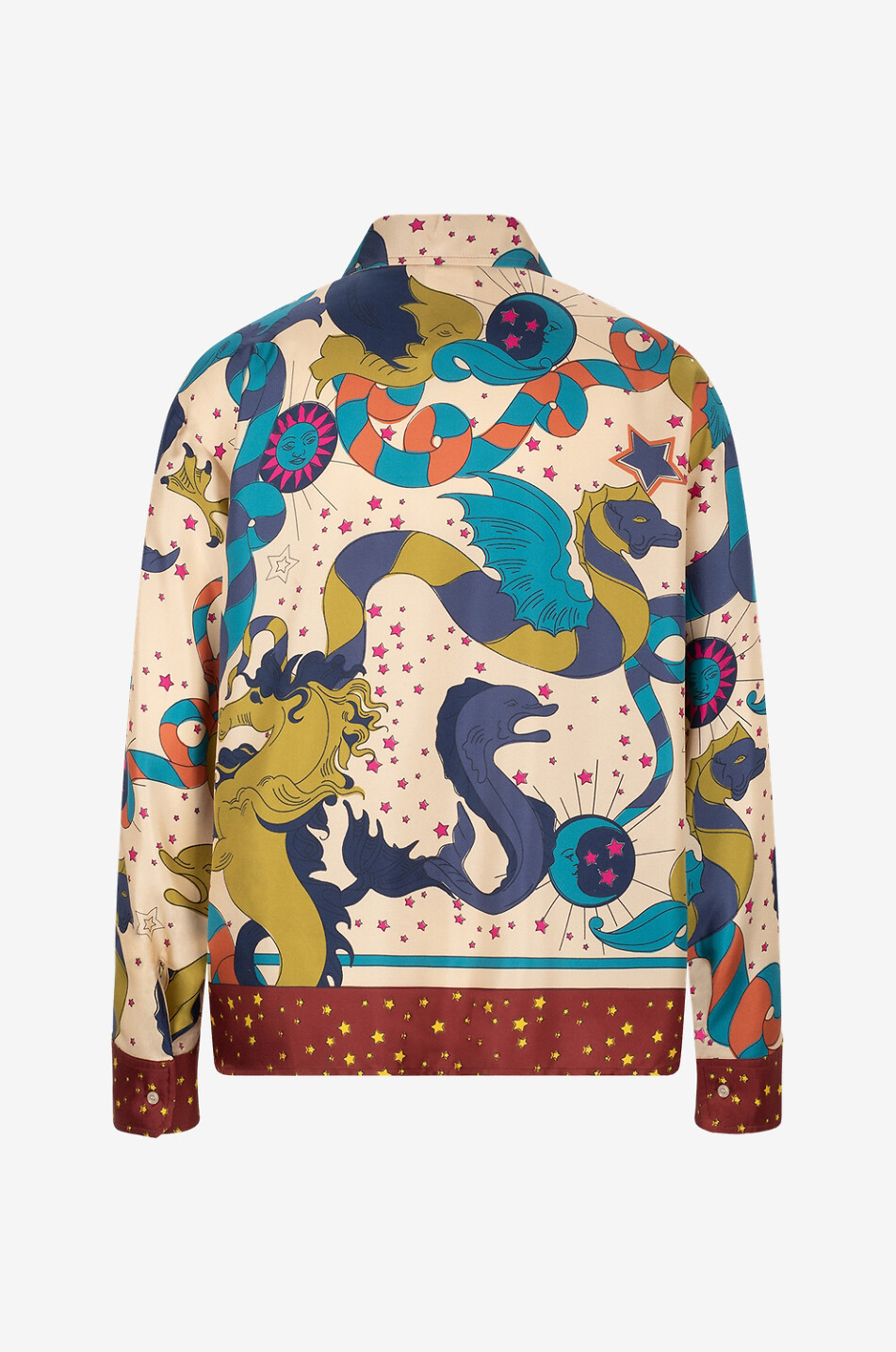 WEEKEND MAX MARA Caio printed silk twill shirt Women PINK 2