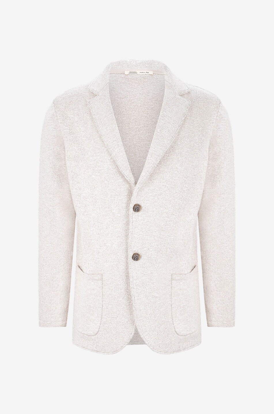 Cotton blend knit blazer