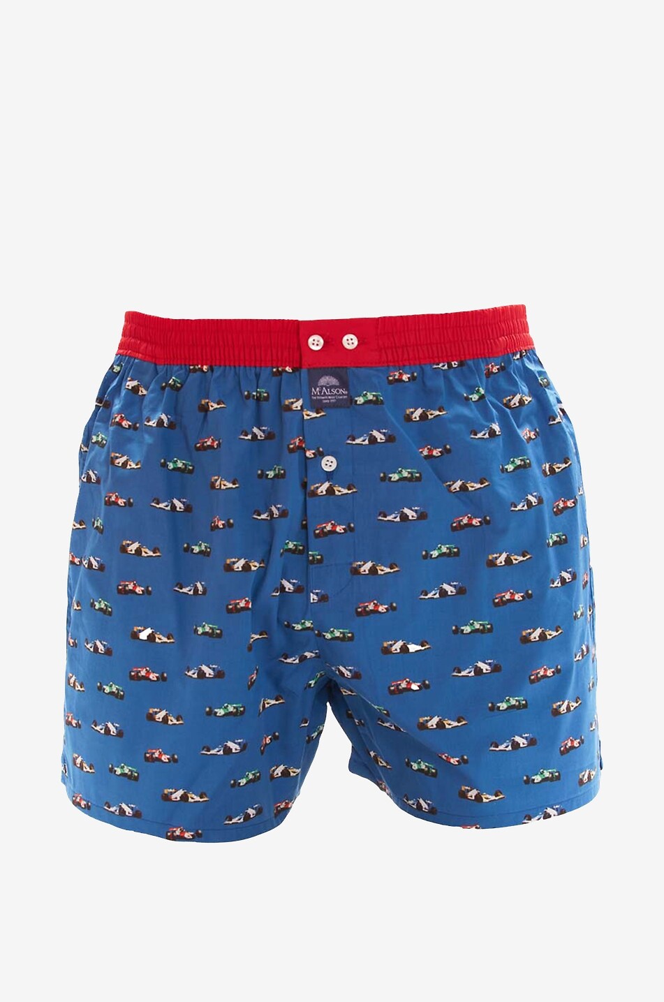 MC ALSON Caleçon à motifs Homme BLEU MOYEN 1
