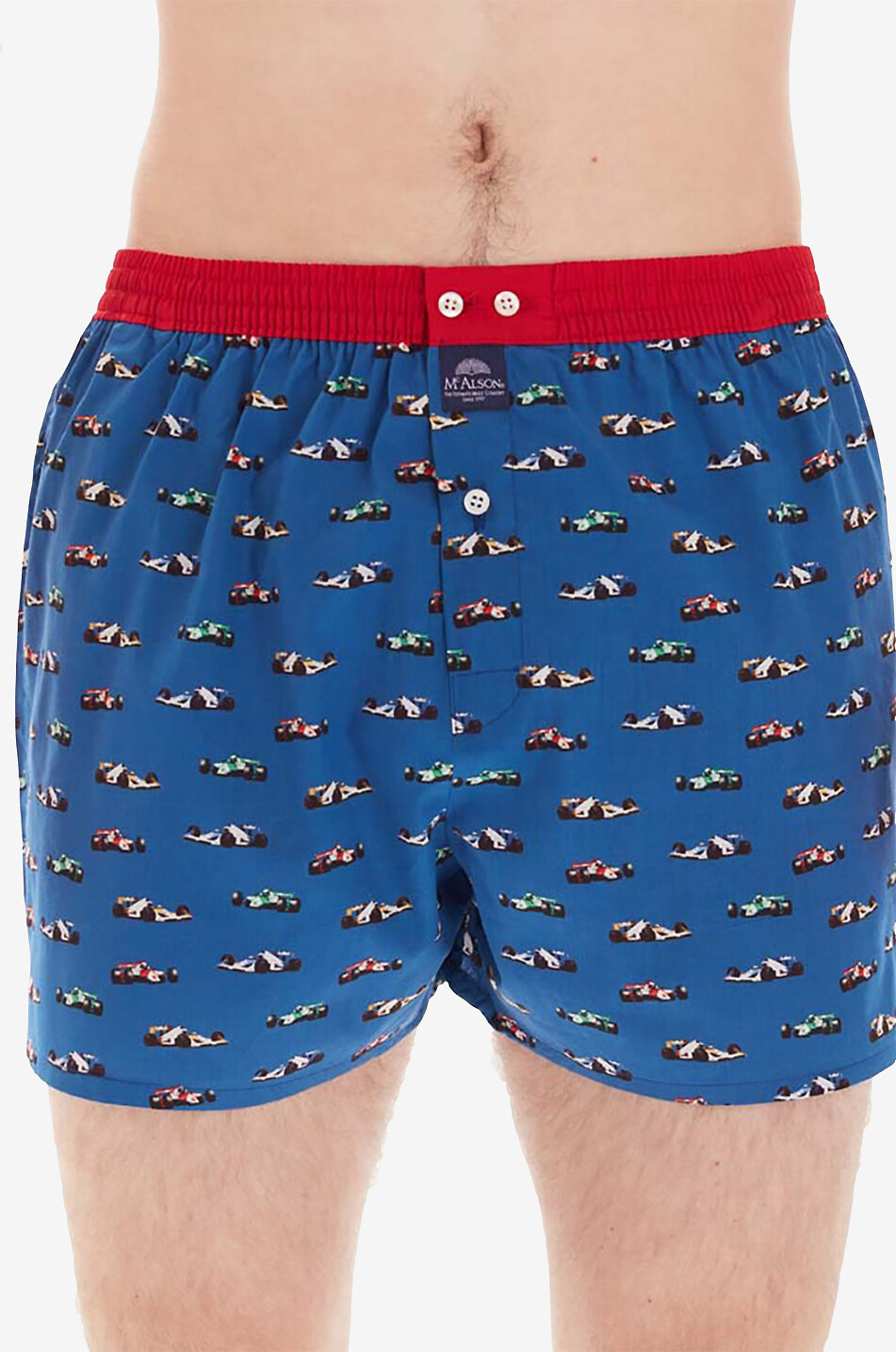 MC ALSON Caleçon à motifs Homme BLEU MOYEN 3