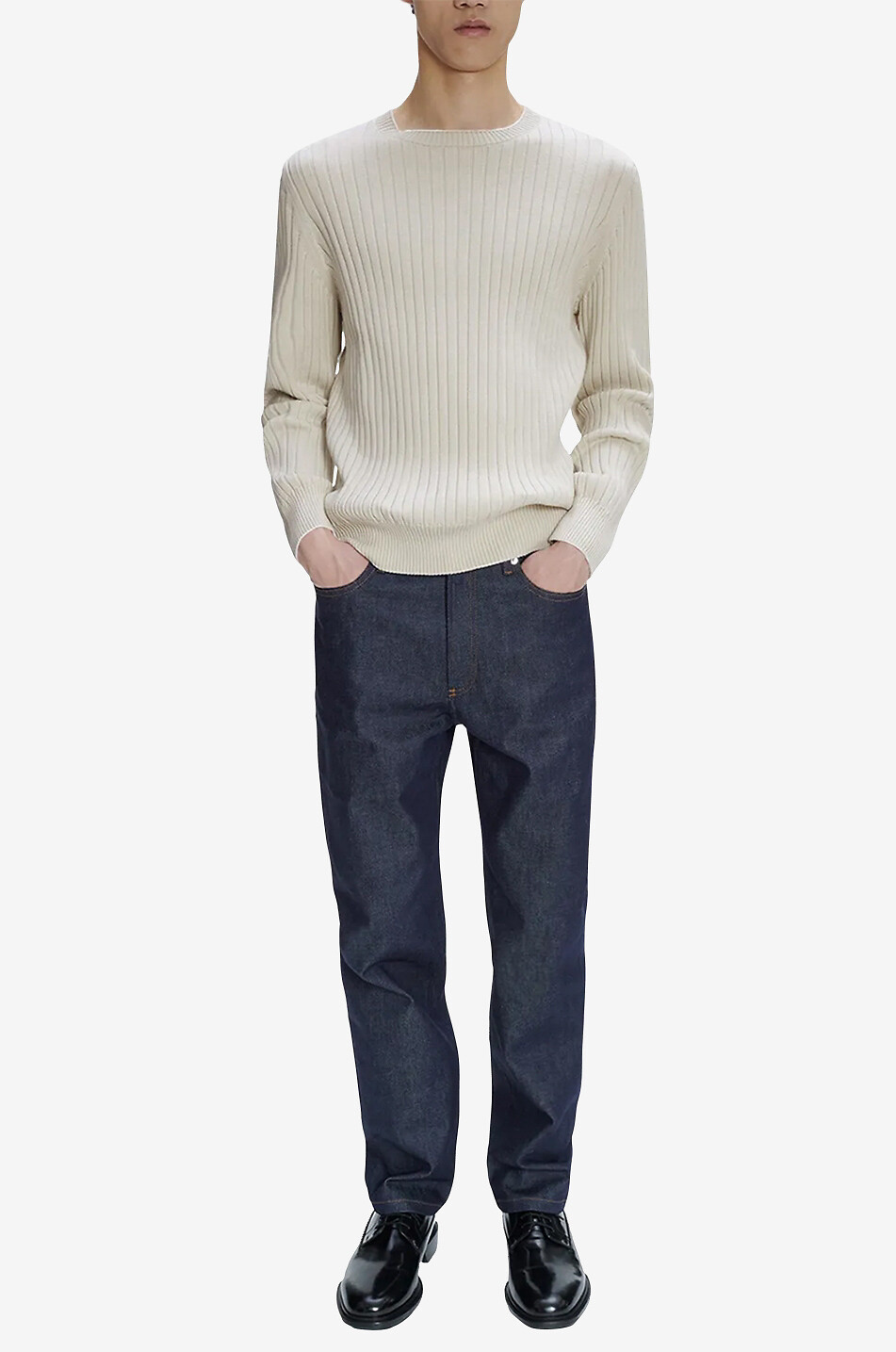 Dunkle gerade Jeans Martin