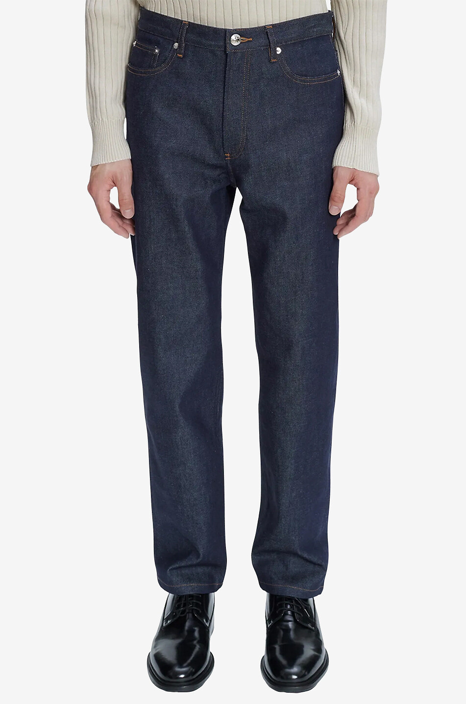 A.P.C. Dunkle gerade Jeans Martin Herren DUNKELBLAU 2
