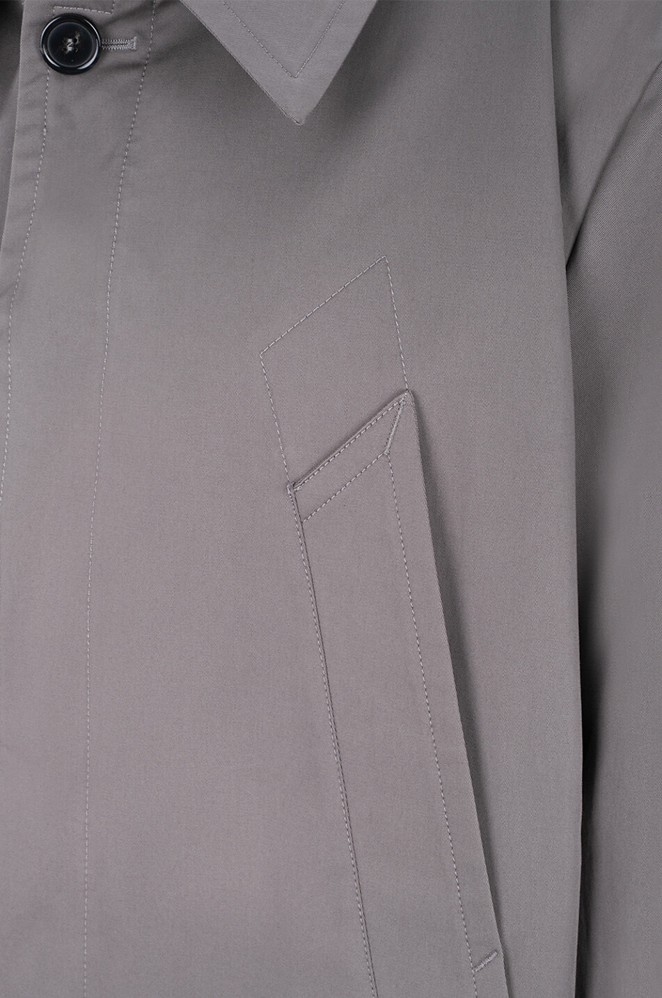 Langer Mantel aus Baumwolle