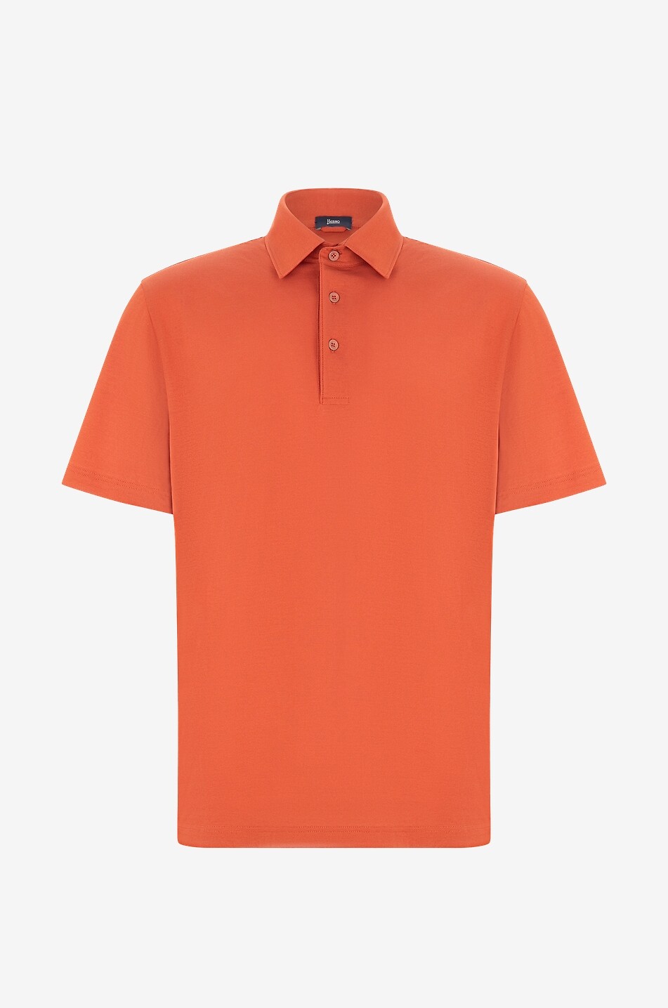 Kurzärmeliges Polohemd aus Crêpe-Jersey