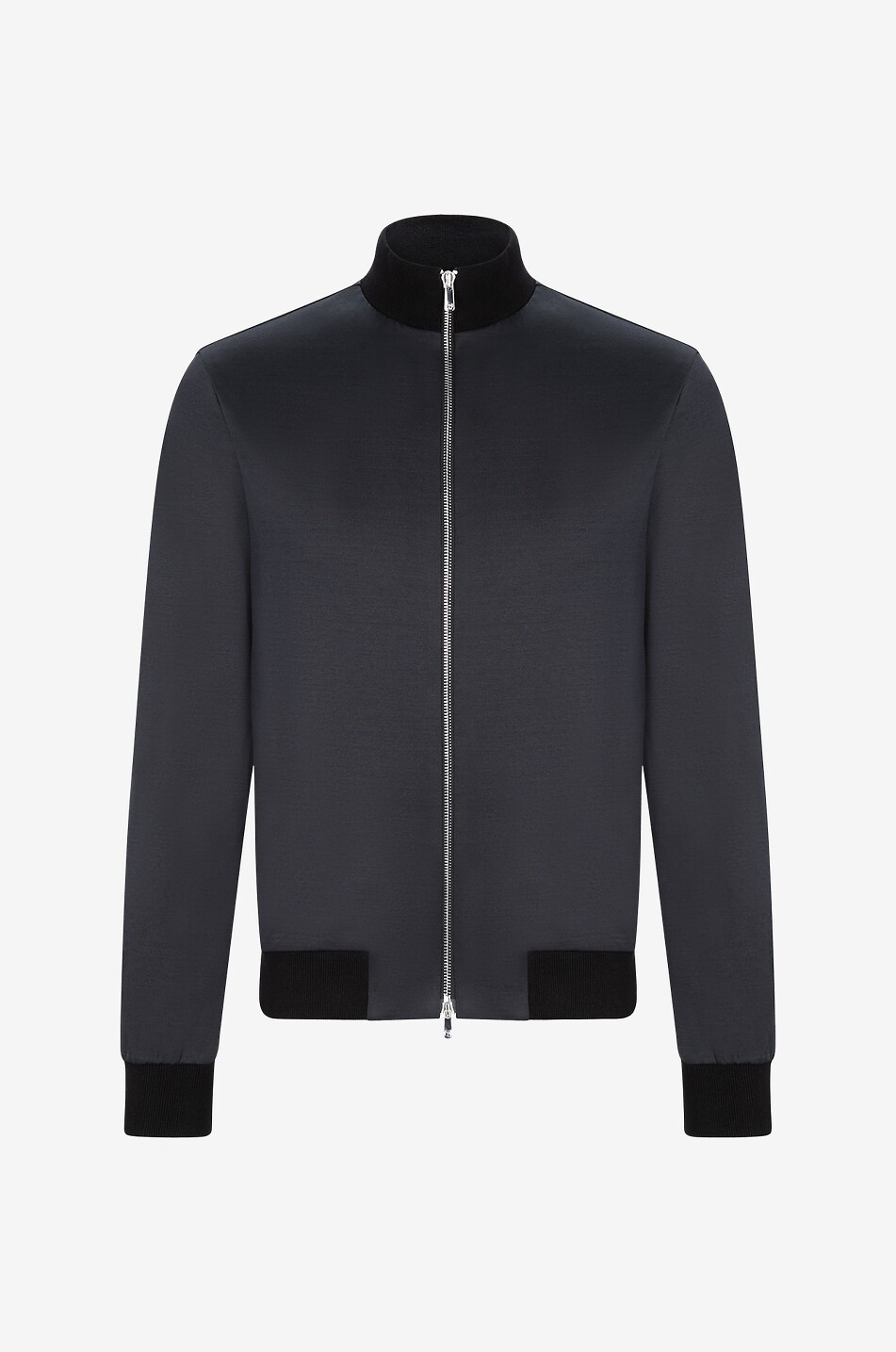 MARCO PESCAROLO Bomberjacke aus Baumwolle und Seide Club Herren DUNKELBLAU 1