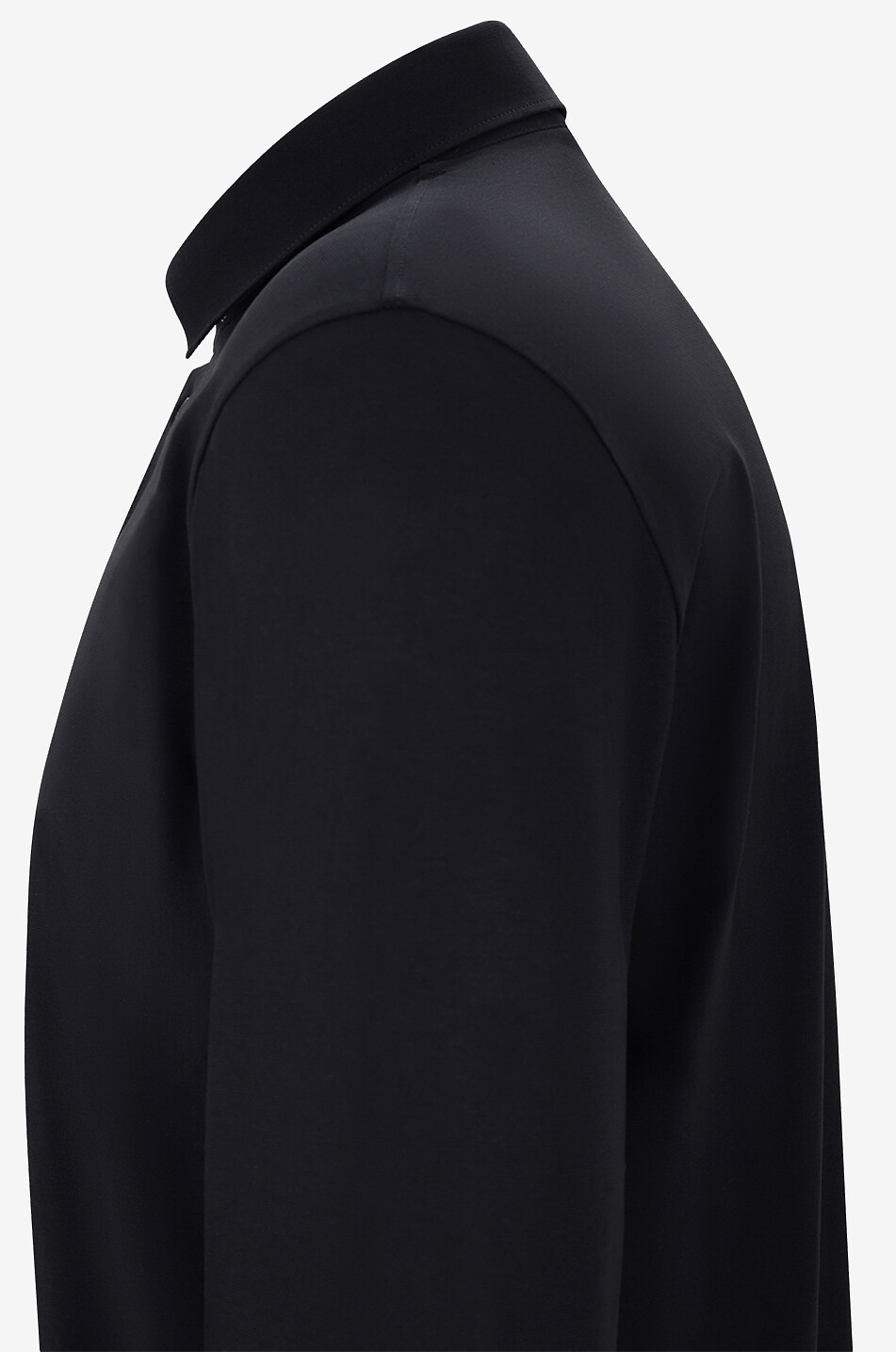 HERNO Crêpe jersey long-sleeved shirt Men BLACK 3
